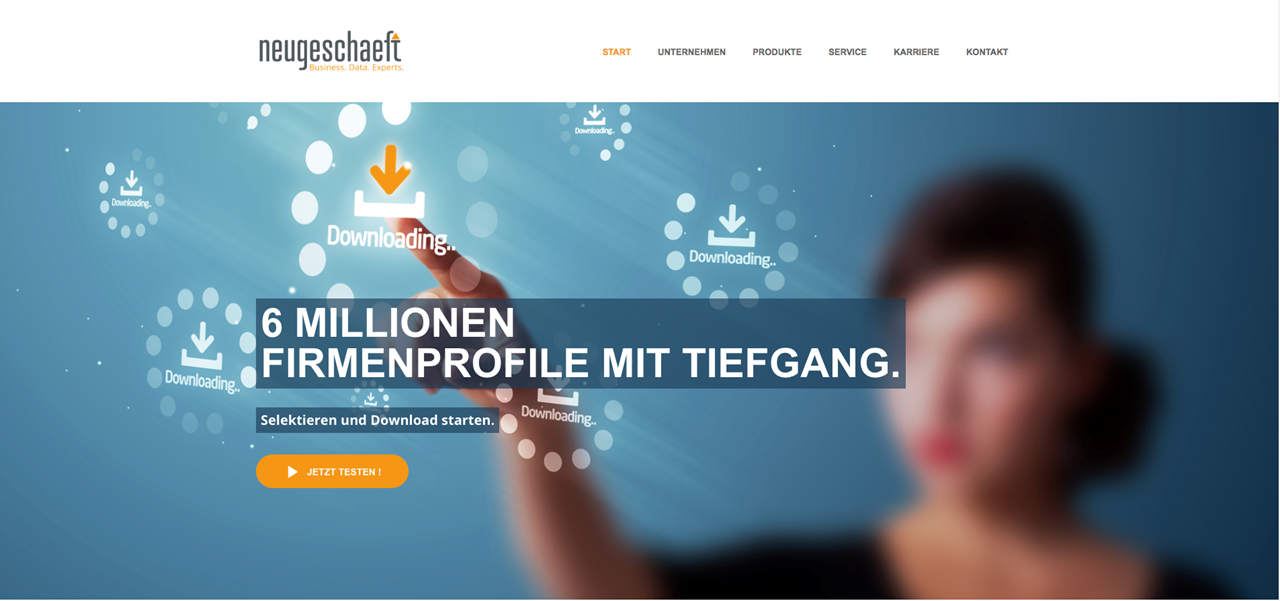 neugeschaeft GmbH verfügbare Produkte Marketingadressen