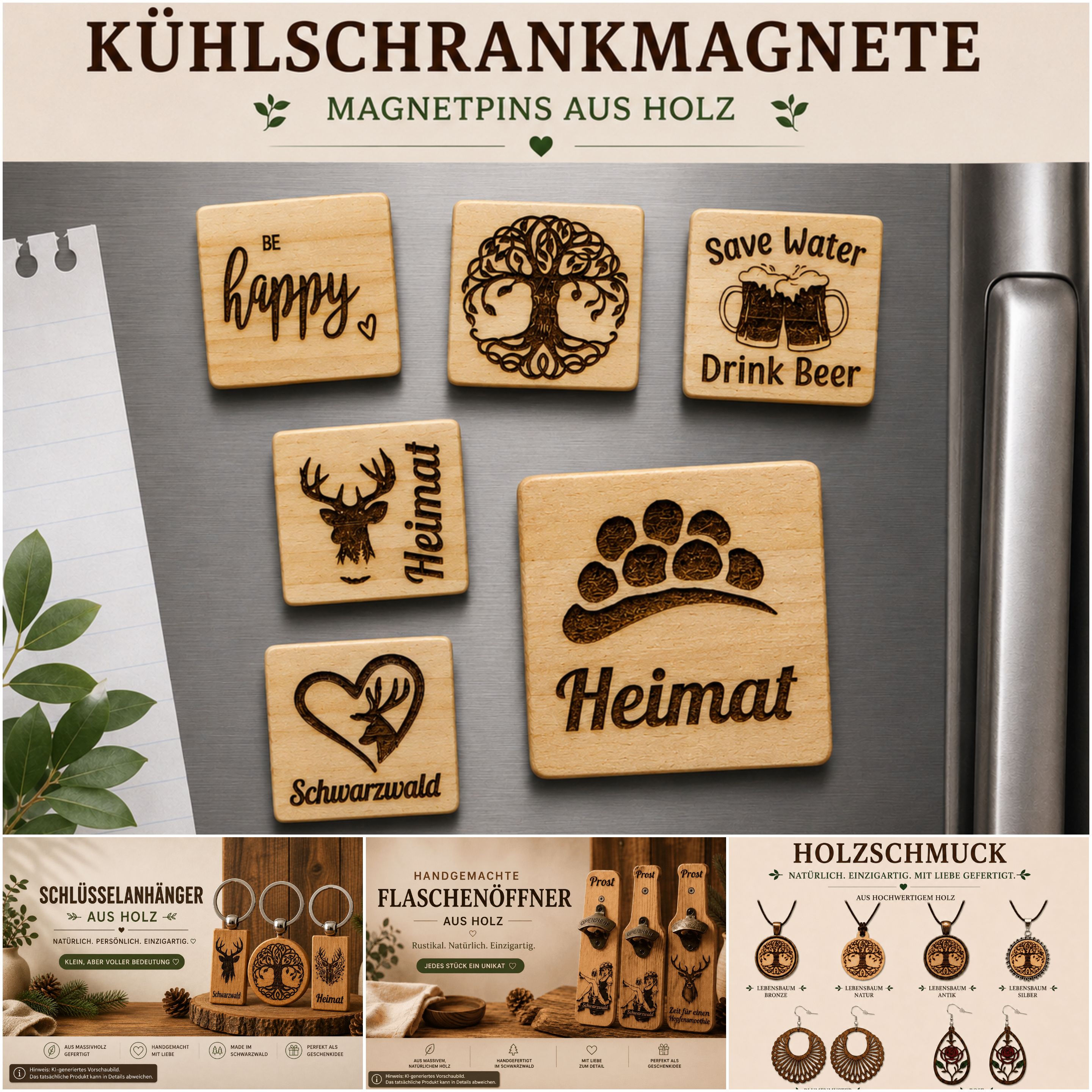 Lieferservice - Art des Unternehmens: Möbel - Schwarzwald - Handgefertigte Holzprodukte aus dem Schwarzwald - JvI Handmade 