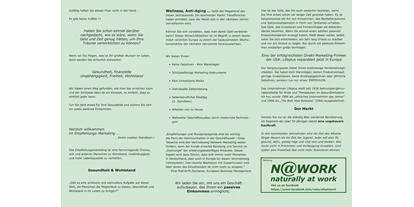 Lieferservice - Art des Unternehmens: Lernen / Coaching - Rheinland-Pfalz - Biete N@WORK 
(naturally at work) 
- Keine Einstiegskosten 
- Keinerlei finanzielles Risiko 
- Keine Abnahmeverpflichtung 
- 30 Tage Geldzurueck Garantie 
- Internationale Network Company 
- Kostenlose StateOfTheArt Website 
- Kostenlose persoenliche Betreuung 
- Nebenberuflich: PASSIV Einkommen 
- Kein Verkauf: Empfehlungsmarketing 
- Multilingual Information: http://BACH.PLUS  - N@WORK naturally at work